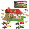Farmářská sada s traktorem a zvířaty1
