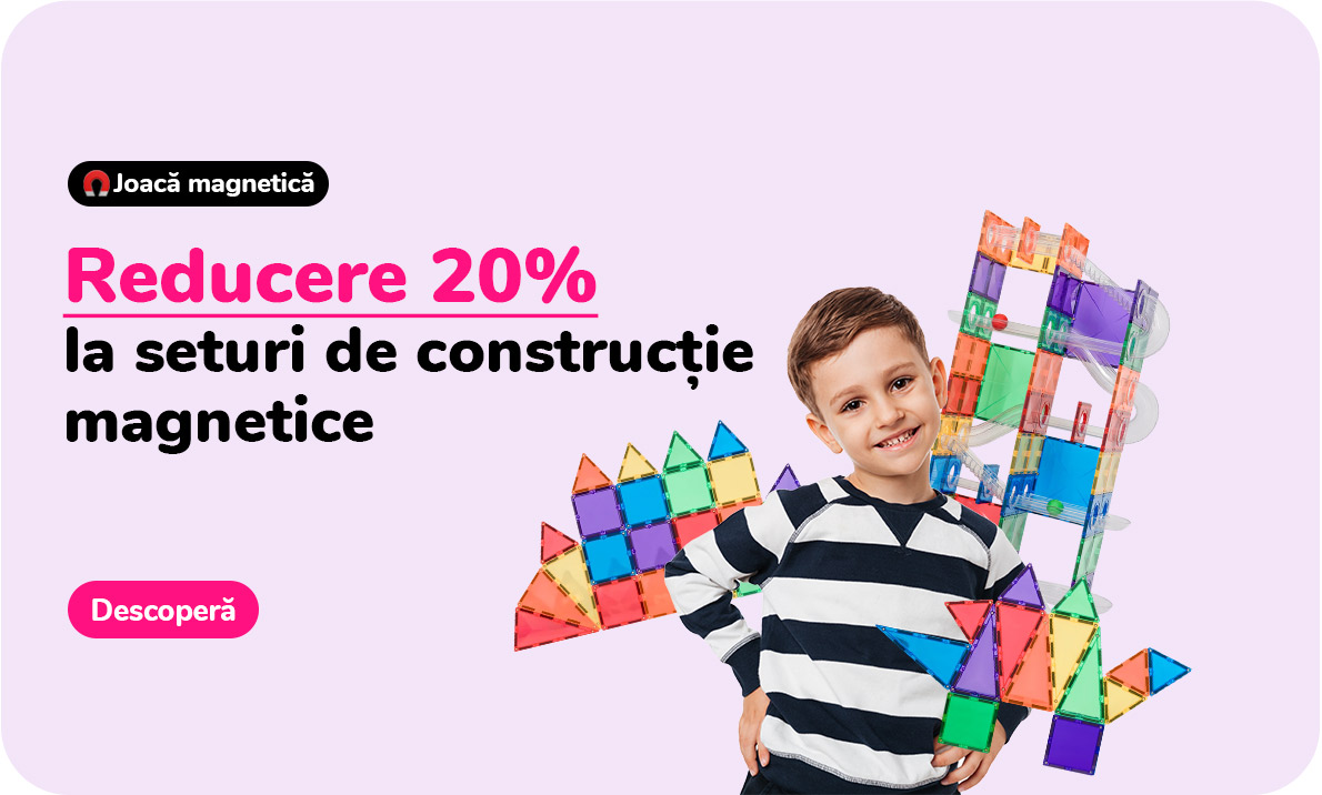 Reducere 20% la seturi de construcție magnetice