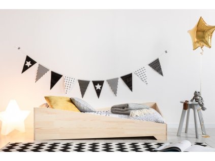 CUTIA 7 Pat din lemn pentru copii (Rozměry 100 x 170 cm)