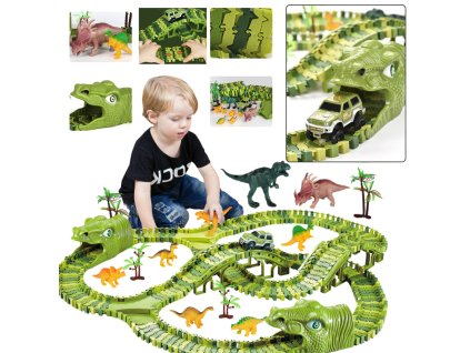 224331 detska autodraha dinosaurus 240 dilu