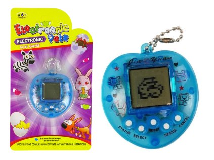 224010 elektronicka hra tamagotchi zviratko modra