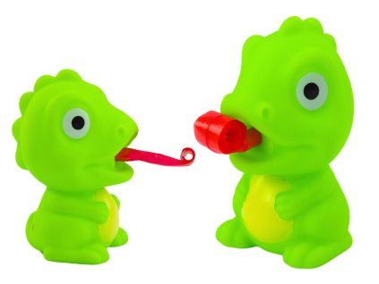 224301 gumovy dinosaurus se zatahovacim jazykem zeleny 8 cm