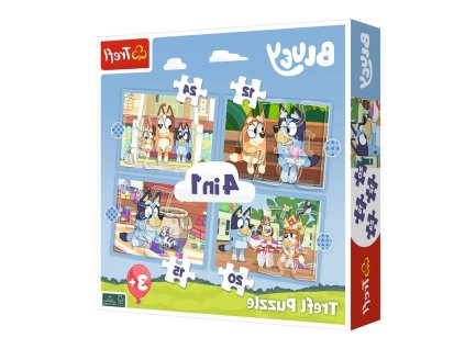 225048 puzzle 4v1 bluey a jeji svet trefl 34637