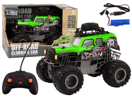 211147 rc terenni auto na dalkove ovladani 1 16 zelene