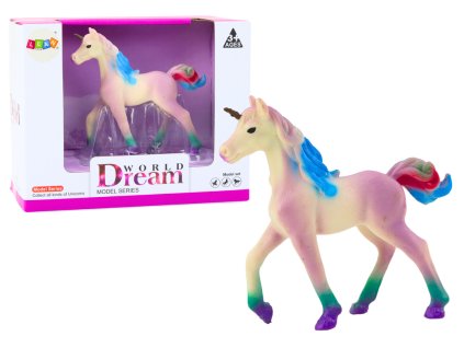 212569 sberatelska figurka maly jednorozec fialovy 8 cm