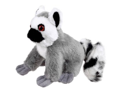 216559 plysovy maskot lemur julek 13 cm