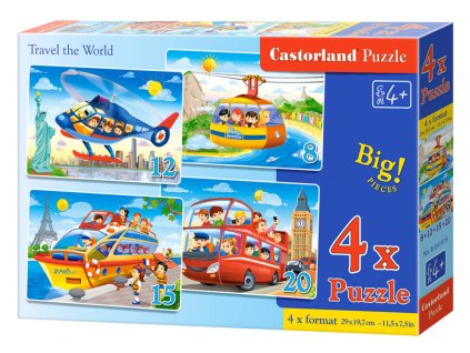 216967 puzzle 4v1 s 8 12 15 20 dilky cestovani po svete