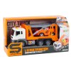 Camion de remorcare cu lumini și sunete portocaliu 1:16