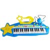 223737 2 detske klavesy s mp3 a mikrofonem modre