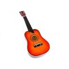 223701 1 drevena kytara s trsatkem cervena