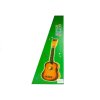 223701 2 drevena kytara s trsatkem cervena