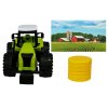 223776 4 traktor se tremi privesy pestovani plodin zeleny