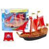 224244 piratska lod se svetly a zvuky na koleckach cerna