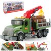 224439 1 nakladni auto s hydraulickou rukou na prepravu dreva se svetly a zvuky