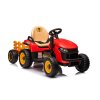 Dětský elektrický traktor BBH 030 s přívěsem červený01