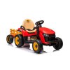 Dětský elektrický traktor BBH 030 s přívěsem červený02