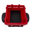 Dětský elektrický traktor BLAST s přívěsem 2x200W červený31