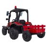 Dětský elektrický traktor BLAST s přívěsem 2x200W červený08