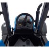 Dětský elektrický traktor BLAST s přívěsem 2x200W modrý17