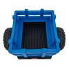 Dětský elektrický traktor BLAST s přívěsem 2x200W modrý33