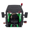 Dětský elektrický traktor BLAST s přívěsem zelený17