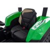Dětský elektrický traktor BLAST s přívěsem zelený21