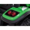 Dětský elektrický traktor BLAST s přívěsem zelený22