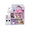 pol pl Duzy Azurowy Domek drewniany dla lalek Winda Garaz Balkon Meble ZA5388 21431 2