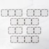 226533 5 connetix tiles magneticka stavebnice pruhledna obdelniky 12 ks