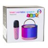 pol pl Zestaw Do Karaoke Glosnik Mikrofon Bezprzewodowy K52 RGB Bluetooth Rozowy 24546 4
