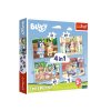 Puzzle 4 în 1 Bluey și lumea ei Trefl 34637