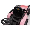 227361 28 detsky elektricky traktor s vleckou 12v 7ah ruzovy