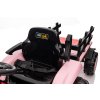 Tractor electric pentru copii cu remorcă 12V 7Ah roz
