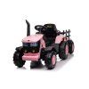 Tractor electric pentru copii cu remorcă 12V 7Ah roz
