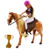 pol ps Zestaw Lalka Anlily Z Koniem Puchar Kask Ruchome Konczyny Brazowy 24479 2