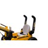 Excavator electric pentru copii CAR-26B galben | 4x4 | RC 2.4Ghz | Piele EKO | 12V10Ah