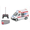 Ambulanță telecomandată 1:20 cu lumini și sunete 695A
