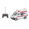 Ambulanță telecomandată 1:20 cu lumini și sunete 695A