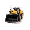 Dětský elektrický traktor s pohyblivou radlicí žlutý10