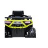 Dětská elektrická čtyřkolka 4x4 bílo žlutá08