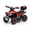 dětská elektrická čtryřkolka race červená (5)