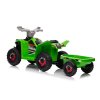 Dětská elektrická čtyřkolka s přívěsem zelená2