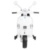 Dětský elektrický skútr Vespa bílý 2
