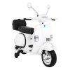 Dětský elektrický skútr Vespa bílý 7