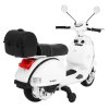 Dětský elektrický skútr Vespa bílý 8