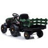 pol pl Traktor z Przyczepa na akumulator BDM0925 Zielony Wojskowy 4170 3