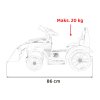 Dětský elektrický traktor G320 s radlicí červený03