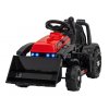Dětský elektrický traktor G320 s radlicí červený01