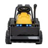 Dětský elektrický traktor G320 s radlicí žlutý04