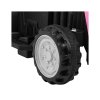 Dětský elektrický traktor s přívěsem růžový (1)